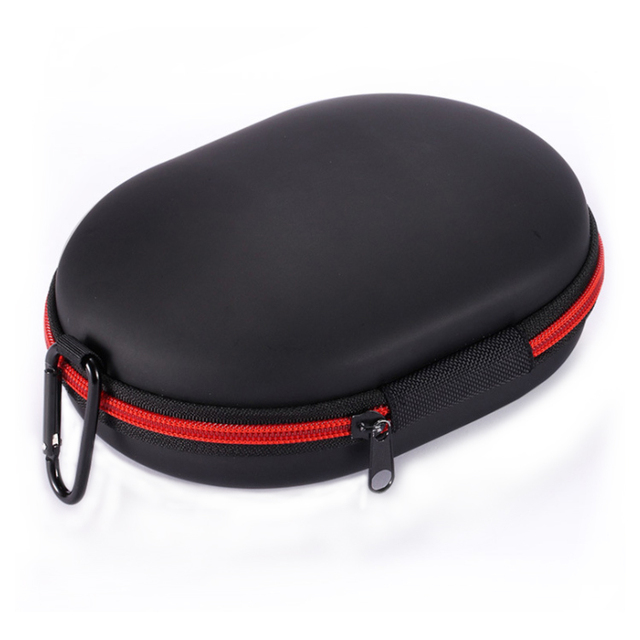 EVA Hard Oval Shell Waterproof Shockproof Dustproof Double-Zipper Headphone Case for Beats Studio 3.0 Solo HD Earphone-G-Cover