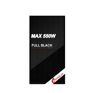 Amosolar All Black Mono Solar 410w 420w 430w 550W Panel With CE TUV Inmetro Certificate Wholesale Price