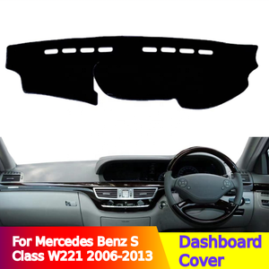 Housse de protection de console centrale antidérapante en polyester personnalisée, tapis de tableau de bord pour <span class=keywords><strong>Mercedes</strong></span> Benz <span class=keywords><strong>Classe</strong></span> S W221 2006-2013 - Product Image 1