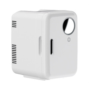 <span class=keywords><strong>Mini</strong></span>-réfrigérateur portable 4L pour soins de la peau, avec lumière intégrée, fonction de refroidissement et de chauffage, double alimentation 12V/220V, pour voiture, chambre et bureau - Product Image 5