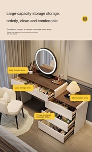 <span class=keywords><strong>Table</strong></span> <span class=keywords><strong>de</strong></span> maquillage avec miroir, coiffeuse, meuble <span class=keywords><strong>de</strong></span> chambre à coucher, <span class=keywords><strong>table</strong></span> <span class=keywords><strong>de</strong></span> maquillage en bois, <span class=keywords><strong>table</strong></span> <span class=keywords><strong>de</strong></span> rangement multifonctionnelle <span class=keywords><strong>de</strong></span> haute qualité - Product Image 5