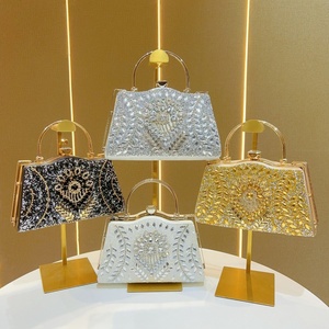 Sac de soirée de luxe en diamant, sac à main en strass pour femme, sac de créateur pour mariage et fête, sac de soirée tendance pour femme - Product Image 4