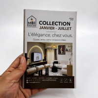 Brochure personnalisée imprimée en couleur, avec logo et texte sur mesure pour la promotion d'entreprise
