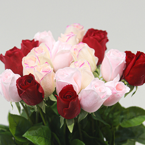 Bán Buôn Bất Cảm Ứng Versailles Rose Giữ Ẩm Hoa Nhân Tạo Cho Đám Cưới Valentine Của Ngày Đảng Trang Trí Sân Vườn - Product Image 4