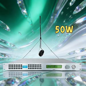 Transmisor <span class=keywords><strong>FM</strong></span> YXHT-1 <span class=keywords><strong>de</strong></span> 50W para Comunidades, Antena Incluida, Radio para Pueblos, Alta Potencia con Protección Contra Sobrecalentamiento - Product Image 1
