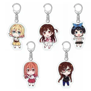 Anime Rent A Girlfriend Kanojo Okarishimasu Ichinose Chizuru Cosplay Figure Acrylique Modèle Porte-clés Décor Sac Pendentif Porte-clés