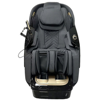 Fauteuil de massage de luxe pliable à gravité zéro 4D chauffant, en cuir ABS+PU, avec Bluetooth, vente en gros d'usine, haute qualité