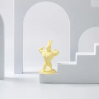 Juguete de Conejo Personalizable de Red 22, Nuevo Diseño Impreso en 3D, Adorable Dibujo Animado para Niños, Prototipado Rápido