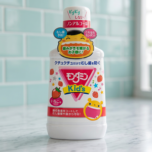 Mondamin Enfants Bain de Bouche Parfum Fraise Menthe 250ml Anti-Caries pour Enfants - Product Image 2
