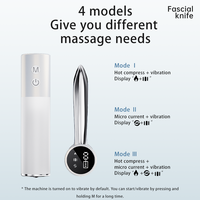 Nouveau Masseur Électrique Gua Sha LED 3 Niveaux 2026 pour Relaxation Profonde des Tissus, Massage Musculaire et Fascial, Pistolet de Massage des Articulations et du Dos, Couteau Fascial