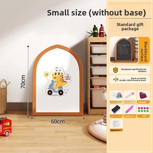 Mesa de Dibujo Magnética de Doble Cara para Niños con Pizarra Negra y Pizarra Blanca, Soporte para Pintar y Escribir para Uso Doméstico - Product Image 6