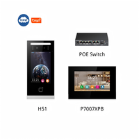 Hiwink Tuya 5 pouces Android écran tactile IP interphone vidéo porte téléphone filaire WiFi réseau système d'interphone Solution pour Villas