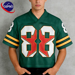 Camiseta Personalizada QZFSO, Transpirable, de Malla, para Entrenamiento, Fabricante Profesional, Uniformes de Lacrosse y Fútbol Americano para Hombre - Product Image 1