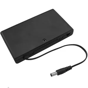 Capa de bateria de 8 células, suporte w switch + plug dc