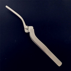 Pince à papier dentaire à pointes droites et courbées, instrument manuel en acier inoxydable 304 pour usage oral, certifié CE - Product Image 2