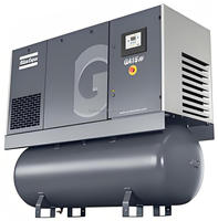 Atlas Copco GA 90-160 + / GA 110-160 VSD Compresores de aire de tornillo rotativo de inyección de aceite 90-160 kW 125-200 HP para uso industrial Nuevo