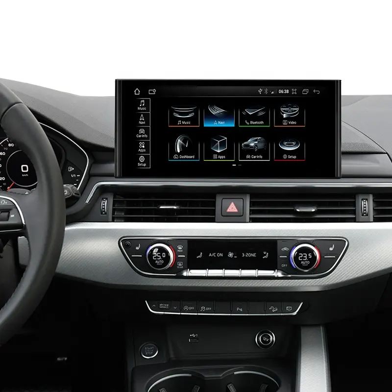 12.3 sistema Android 12 lettore DVD per auto navigazione GPS multimediale per Audi A4 B9 A5 2017-2019