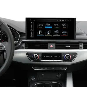 12.3 Android 12 System Car DVD Player มัลติมีเดีย GPS Navigation สำหรับ Audi A4 B9 A5 2017-2019