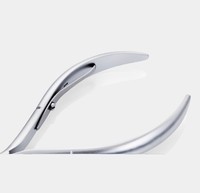 Coupe-cuticules électrique personnalisé avec logo Nghia, ensemble d'outils de pédicure et de manucure, acier inoxydable, produit de beauté et de soins personnels