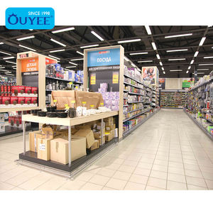 סופרמרקט לקשט עיצוב גונדולה מדפי סופרמרקט מדפי מתכת ענק היפרמרקט מדף מדף מדפי - Product Image 6