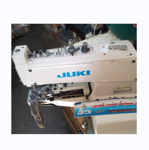 Machines à coudre industrielles JUKIS 373 à grande vitesse, à bouton, d'occasion, vente chaude <span class=keywords><strong>2022</strong></span>, moteur fourni, ensemble de couteaux de 6 mm - Product Image 1