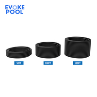 Projecteur de piscine RGBW sans niche de 1,5 pouce, étanche IP68, lampe LED pour piscine AC/DC 12V 12W 18W, boîtier PPS, lumière sous-marine à lentilles multiples