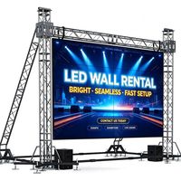 Pantalla LED para Exteriores para Eventos, Panel de Video LED Flexible P3.91 para Publicidad, Pantalla LED Modular P4 de Alquiler