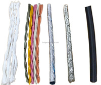 14-40 النواة TRVVPS PVC مرنة الملتوية زوج درع حبل الشد كابل غلاف مزدوج سلك ل ماكينة بتحكم رقمي بالكمبيوتر