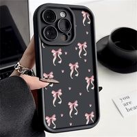 Nouvelles Coques de Téléphone Antichoc de Luxe avec Nœud Papillon pour iPhone 17 Air 16 15 Plus Pro Max 14 13 12 11 X – Housse de Protection Personnalisable avec Logo