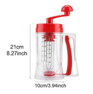 Dispensador Manual de Masa para Crepas, Waffles, Galletas, Cupcakes y Panqueques, con Etiqueta Medidora, Herramienta Perfecta para Hornear, Mezclador y Separador - Product Image 4