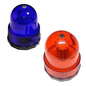 파란 색깔 12W LED 스트로브 경고등 FWL03 안전 포크리프트 구급차 자전 섬광 비상사태 표지 빛 자석 기초