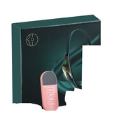 Masque de massage micro-courant pour le visage, amincissant le double menton, lifting facial, alimenté par USB, en ABS, avec télécommande – Vente chaude