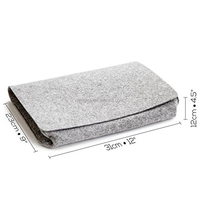 Modische quadratische Filz Nachttisch Aufbewahrung organisator Flexible Stoff Hänge bett Caddy Taschen halter für Schlafzimmer Wohnheim Faltbare Reise