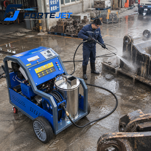Idropulitrice ad Acqua Calda Industriale 250 Bar 18L/min, Pulitore ad Alta Pressione per Olio e Grasso - Product Image 1