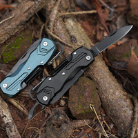 Couteau pliant portable de camping en plein air en acier inoxydable personnalisable OEM avec ouvre-bouteille multifonctionnel de qualité industrielle