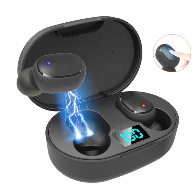 Wholesale Cheap E6S TWS Earphones BT True Wireless Headphones Stereo Sound LED Display Gaming In Ear Headset A6S Earbuds