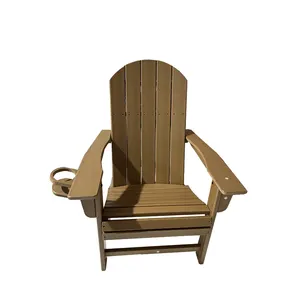 수지 나무 폴리 플라스틱 HDPE Adirondack 의자 헤비 듀티 HDPE Adirondack 의자