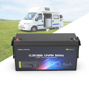 Batería LiFePO4 de <span class=keywords><strong>12V</strong></span> 150Ah, Baterías de Litio de <span class=keywords><strong>12V</strong></span> con BMS de 100A Integrado, Batería para Motor de Arrastre para RV, Marino - Product Image 1