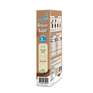 Kit de préparation de Bubble Tea au sucre brun instantané Alody, durée de conservation de 18 mois, 3 ensembles/boîte, stockage à température normale - Product Image 3