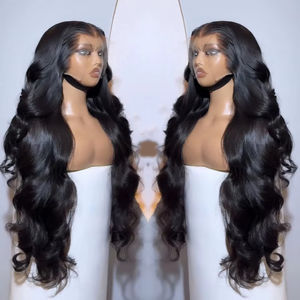 Perruques en cheveux cambodgiens bruts, perruques en dentelle frontale HD sans colle en cheveux cambodgiens bruts, perruque en cheveux humains alignés sur la cuticule en cheveux cambodgiens bruts - Product Image 1