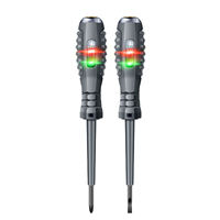 Tournevis multifonctionnel à pointe plate/croisée, testeur de tension électrique, tournevis avec indicateur, outils d'électricien, vente chaude