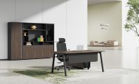 Vente à chaud de bureaux de direction de luxe modernes Bureau de direction en bois Bureau de direction de luxe Bureau de PDG de direction