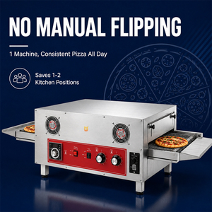 <span class=keywords><strong>Forno</strong></span> Elettrico <span class=keywords><strong>a</strong></span> Tunnel per <span class=keywords><strong>Pizza</strong></span> da 18 Pollici, <span class=keywords><strong>Forno</strong></span> Commerciale per Ristoranti e Food Truck, <span class=keywords><strong>Forno</strong></span> per <span class=keywords><strong>Pizza</strong></span> in Acciaio Inossidabile - Product Image 2