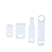 ZELOYAUT Supports vierges pour sublimation, cadeaux promotionnels d'affaires, ouvre-bouteille en aluminium pour sublimation, logo gravé au laser personnalisé