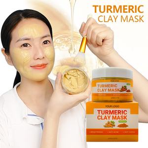 มาส์กหน้าดินขมิ้นฉลากส่วนตัว สำหรับ<span class=keywords><strong>ลด</strong></span><span class=keywords><strong>สิว</strong></span> ควบคุมความมัน กระชับรูขุมขน ผิวขาวกระจ่างใส <span class=keywords><strong>ผลิตภัณฑ์</strong></span>ดูแลผิวจากธรรมชาติ - Product Image 5