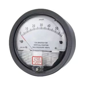 Manômetro Digital de Alta Precisão, Manômetro de Pressão Diferencial, Ajustável, Caixa de Alumínio, Tamanho 120mm, Usado em Laboratório - Product Image 2