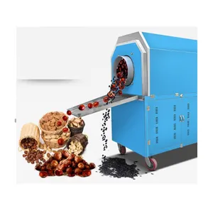Gas Peanut Sesame Cashew Sunflower Almond Seeds roaster machine for nuts peanut roaster