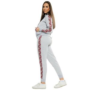 Conjunto de Pijama de Felpa para Mujer, Personalizado, Cómodo, Suave y Cálido, de 2 Piezas, con Capucha, Cierre con Cordón, Bolsillos Laterales, Ropa de Estar por Casa - Product Image 4