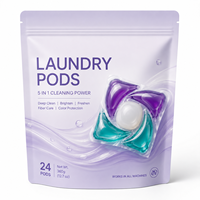 Produsen Pod Deterjen Laundry Label Pribadi, Pod Laundry Penghilang Noda Kuat, Pod Laundry Ramah Lingkungan