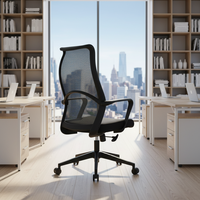 Chaises de bureau pivotantes en maille à prix économique, idéales pour le bureau et les salles de réunion
